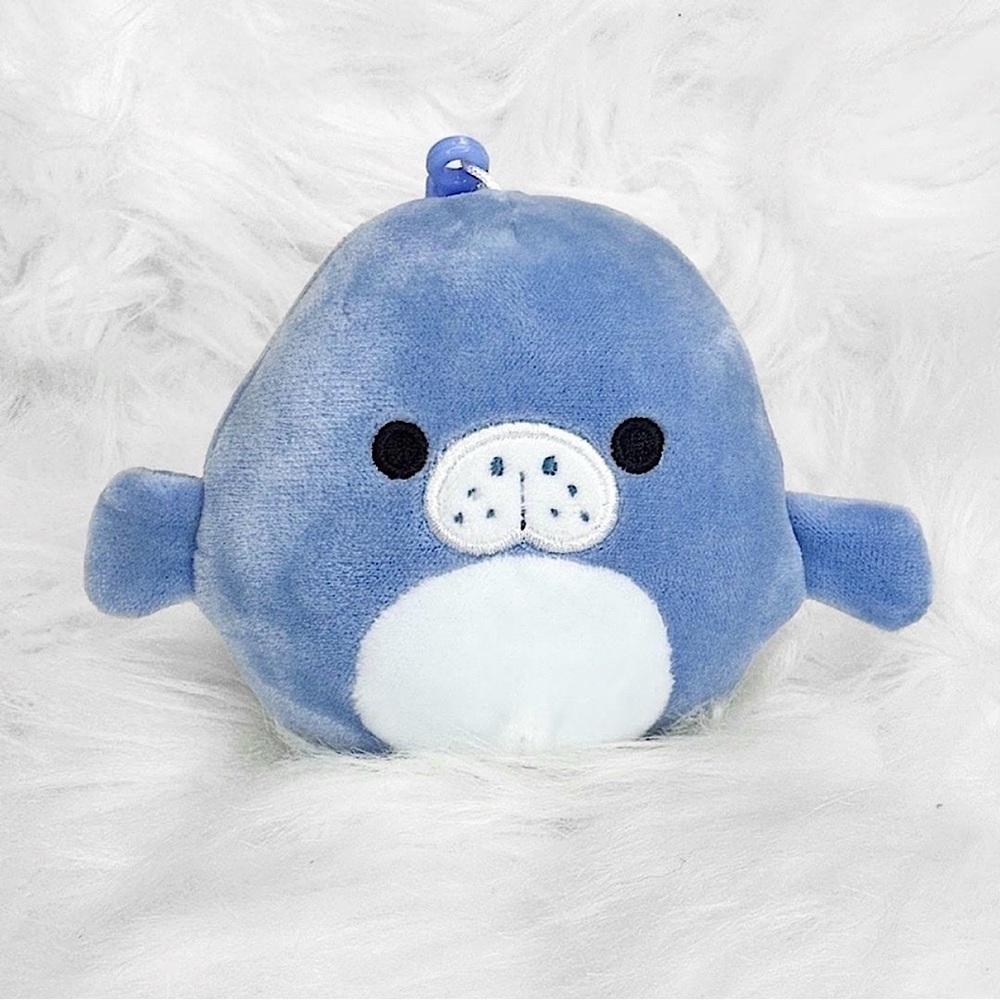 NWT Maeve the Manatee squishmallow clip !!
